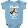 predator movie dillon licensed adult Baby Onesie