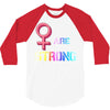 Women's March We are Strong 3/4 Sleeve Shirt