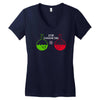 funny science shirt nerd Women's V-Neck T-Shirt