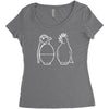 dove v's grenade banksy art Women's Triblend Scoop T-shirt