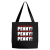 bbt knock knock penny Tote Bags