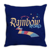 rainbow road Throw Pillow