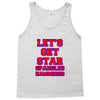 star spangled hammered Tank Top