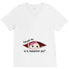 September Peeking Out Baby Girl V-Neck Tee