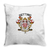 peach's gym Throw Pillow