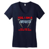 yes i am a firefighter Women's V-Neck T-Shirt