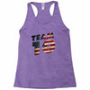 team 10 american flag Racerback Tank