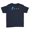 funny 80s pacman cookie monster retro gaming Youth Tee