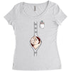 Peek a Boo with Pocket Baby Boy Women's Triblend Scoop T-shirt