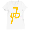 jake paul yellow Ladies Fitted T-Shirt