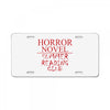 horror novel License Plate