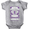 Never Underestimate The Strength Of A Gynecologic Cancer Warrior Baby Bodysuit