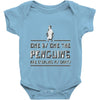 one by one penguins stealing Baby Onesie