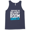 survived the delivery room it's a boy Tank Top