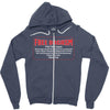 Free Orgasm Coupon Zipper Hoodie