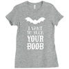 i vant to suck your boob Ladies Fitted T-Shirt