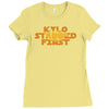 kylo stabbed first Ladies Fitted T-Shirt