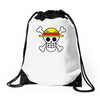 one piece skull Drawstring Bags
