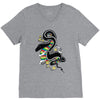 many colors  snake V-Neck Tee