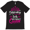 Celebrating With the 5th Birthday Queen T-Shirt