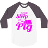 pig lover 3/4 Sleeve Shirt