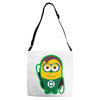 minion parody green lantern Adjustable Strap Totes