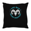 randy  the ram  robinson Throw Pillow