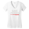 save ferris Women's V-Neck T-Shirt