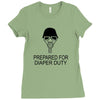 prepared for diaper Ladies Fitted T-Shirt