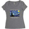 Vincent Van Gogh The Starry Night Women's Triblend Scoop T-shirt