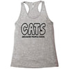 cat lovers Racerback Tank