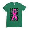 her fight is my fight Ladies Fitted T-Shirt