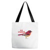 Red Sparrow Tote Bags