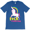 gay pride f#ck younicorn funny rude unicorn T-Shirt