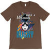 who loves husky T-Shirt