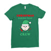 christmas baking team crew elf Ladies Fitted T-Shirt