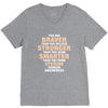 Braver Stronger Smarter Uterine Cancer Awareness V-Neck Tee