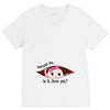 June Peeking Out Baby Girl V-Neck Tee