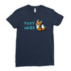 foxy nerd Ladies Fitted T-Shirt