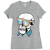 skull holiday Ladies Fitted T-Shirt