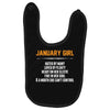 January Girl Hated By Many Baby Bibs