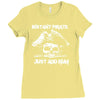 instant pirate just add rum Ladies Fitted T-Shirt