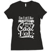 not like a regular mom i'm a cool mom Ladies Fitted T-Shirt