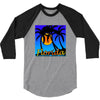 florida palm trees sunset 3/4 Sleeve Shirt