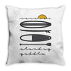 stand up paddle Throw Pillow