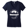 camp crystal lake  1935 Women's V-Neck T-Shirt