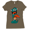 monster pet Ladies Fitted T-Shirt