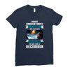 Never Underestimate A Man Who Watches Lost in Space And Was Born in De Ladies Fitted T-Shirt