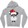 schnauzer dog Zipper Hoodie