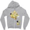 playing with monsters Zipper Hoodie